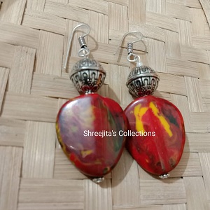 Multi Coloured Boho Dangler Earrings