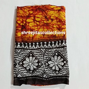 Batik Kantha Cotton Blouse Piece 13