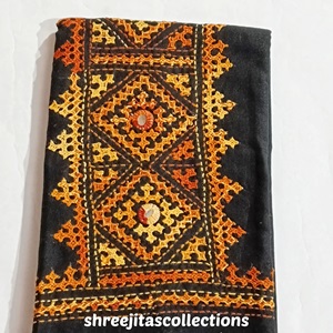 Gujrati Stitch Cotton Blouse Piece