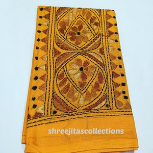 Kantha Stitch Cotton Blouse Piece